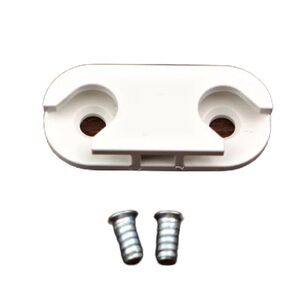 (2)x #110364 IKEA Hinge Hemnes Plastic Shoe Support with (4)x #100347 screws